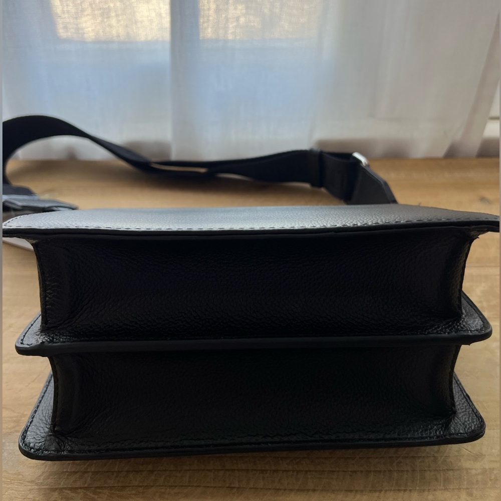 Zadig & Voltaire Black Grained Crossbody Bag New - Picture 4 of 6